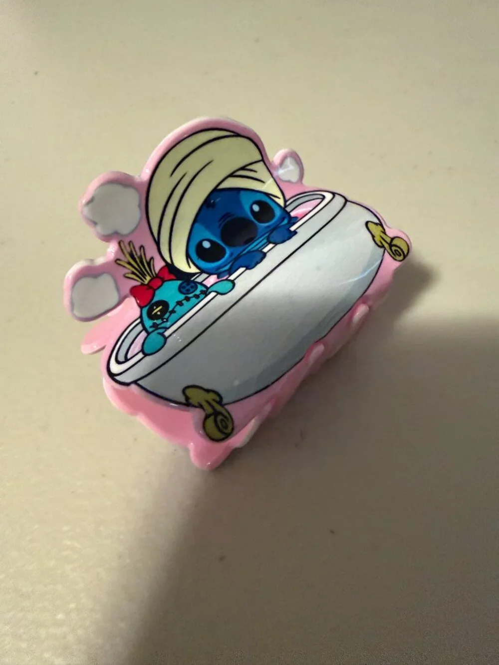 Stitch Bath Hair Claw Clip Hair Accessory